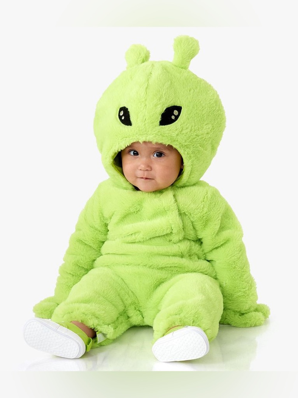 Green Alien Baby 0-6 Months Pottery Barn Baby Kid Halloween Costume Outter Space